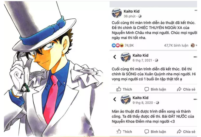 Bộ Công an: “Kaito Kid” là 3 sinh viên đoán đề thi Ngữ Văn theo phân tích cá nhân