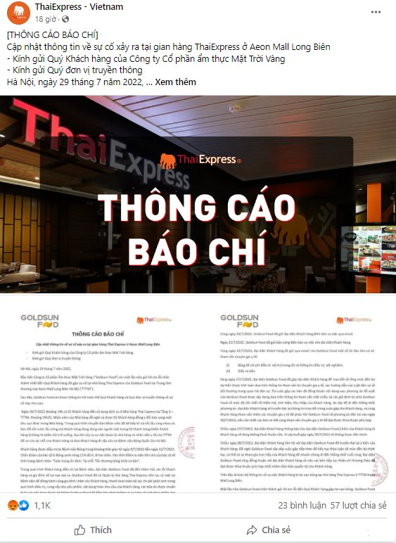 Khiến khách bị bỏng nặng nhưng giải quyết không thoả đáng, ThaiExpress hứng bão "giận dữ", phải khoá bình luận!