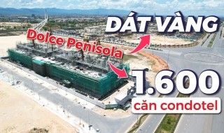 Từng bị “tuýt còi” vì huy động vốn trái phép, dự án dát vàng Dolce Penisola giờ ra sao?