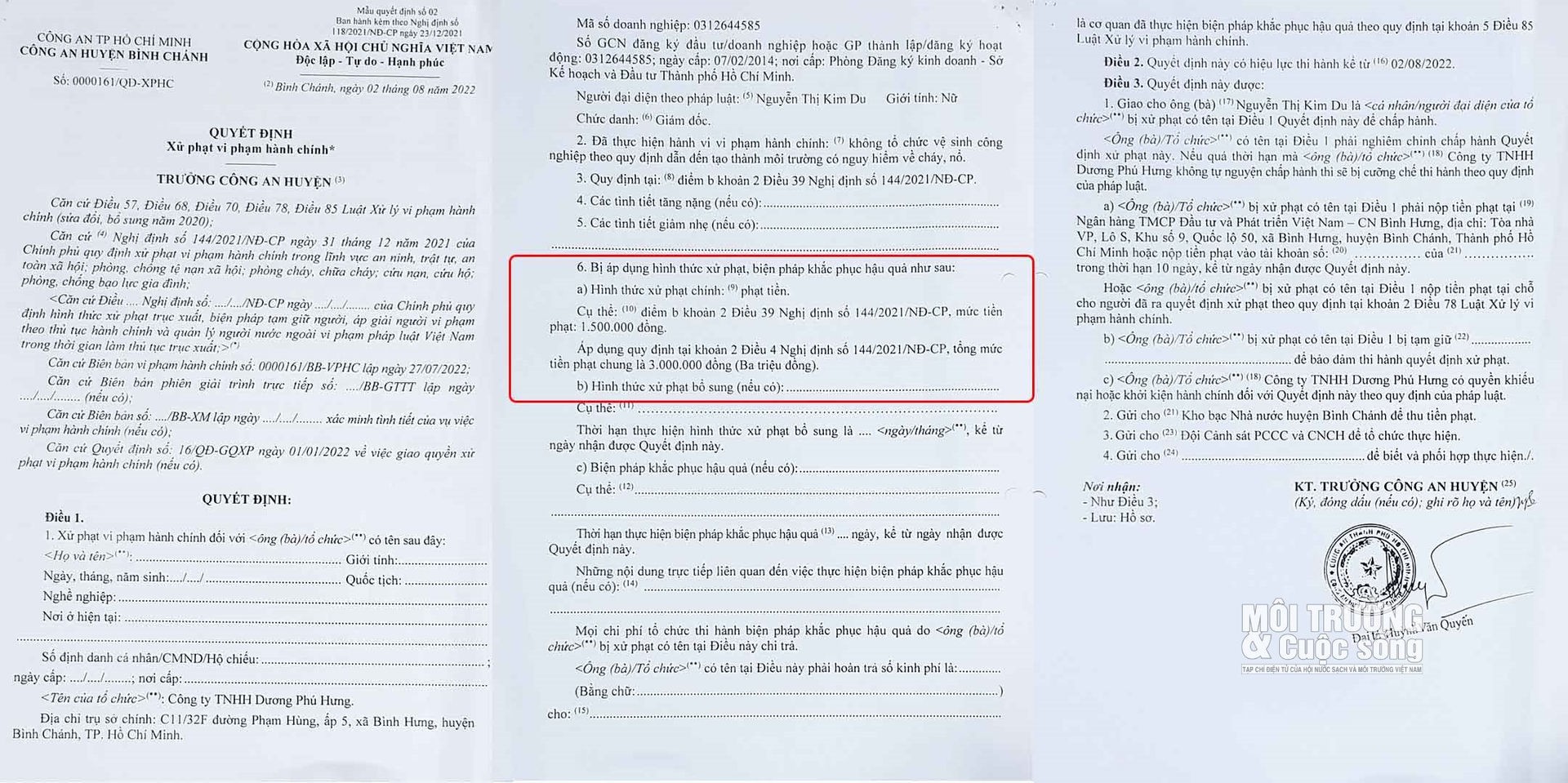 Bình Chánh (Tp. HCM) - Bài 3: Xử phạt công ty Dương Phú Hưng vi phạm quy định về khoảng cánh an toàn PCCC, xã Bình Hưng lập hồ sơ xử lý vi phạm công trình trái phép của Công ty