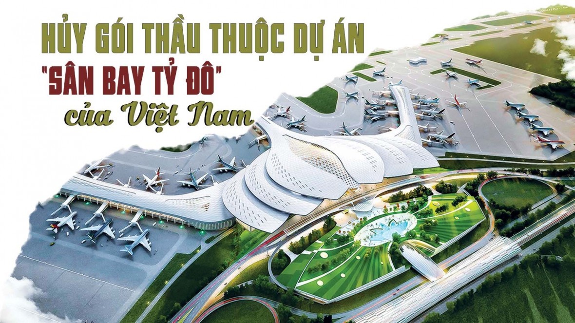 Hủy gói thầu thuộc dự án sân bay Long Thành