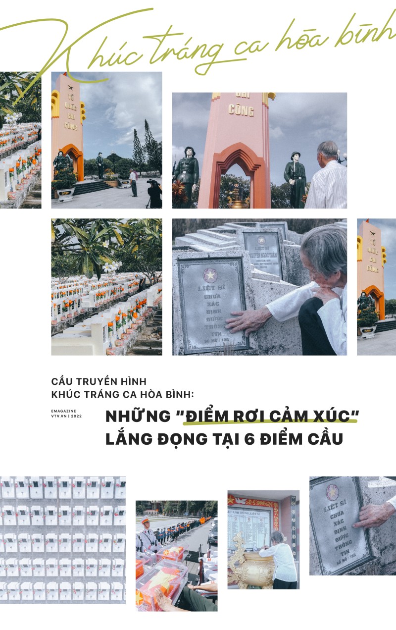 Cầu truyền hình Khúc tráng ca hòa bình: Những "điểm rơi cảm xúc" lắng đọng tại 6 điểm cầu