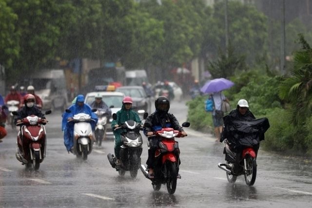 Thời tiết ngày 6/8: Bắc Bộ có mưa to