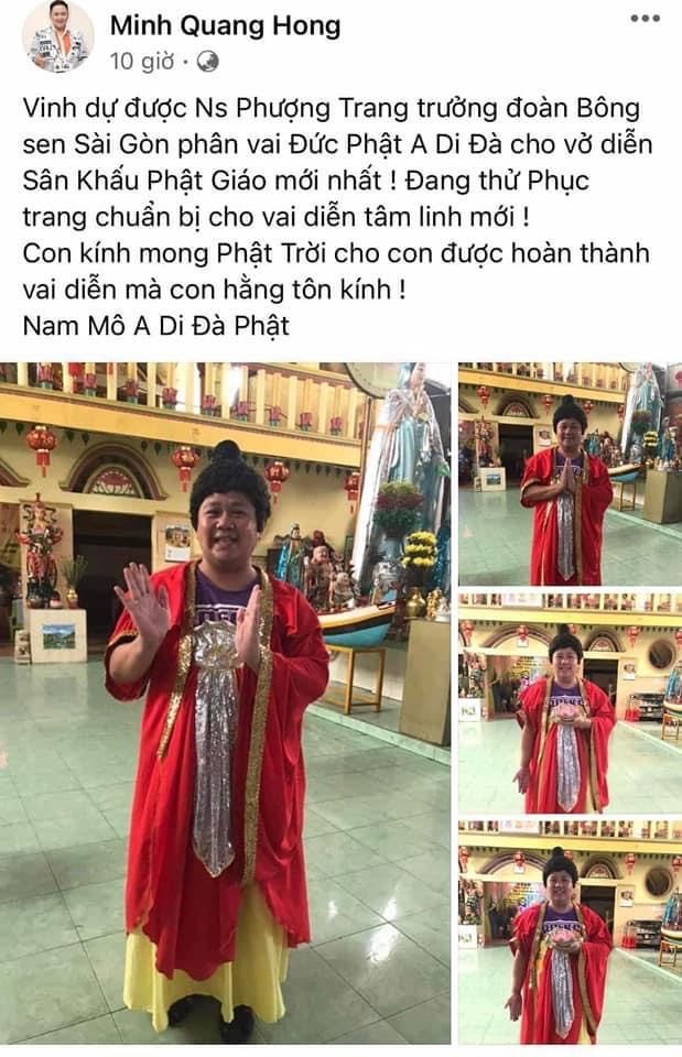 Sự thật Minh Béo vào vai Đức Phật khiến dư luận dậy sóng tranh cãi