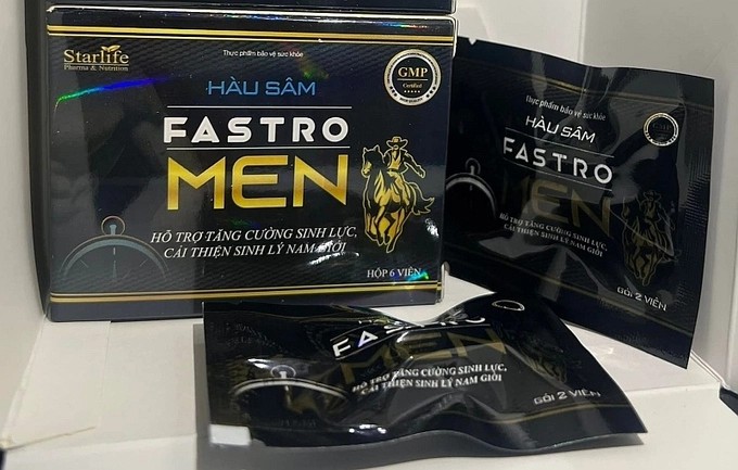 Cục ATTP thu hồi sản phẩm Hàu sâm Fastro Men chứa chất cấm