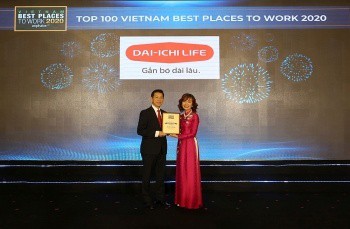 Dai-ichi Life Việt Nam đạt danh hiệu top 2 “Nơi làm việc tốt nhất ngành bảo hiểm năm 2020”