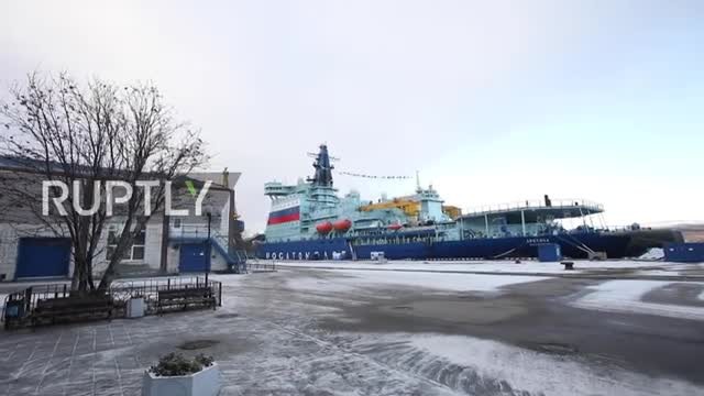 Cuộc sống số - Clip: Cận cảnh sức mạnh tàu phá băng 'khủng' nhất thế giới của Nga