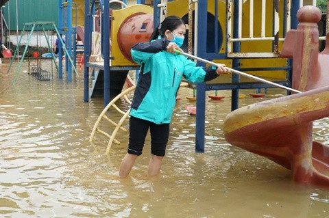 Dạy bù cho học sinh vùng lũ