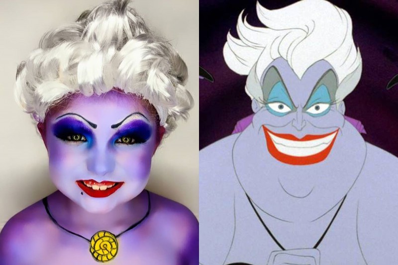 Cô bé 6 tuổi thích trang điểm giống nhân vật hoạt hình