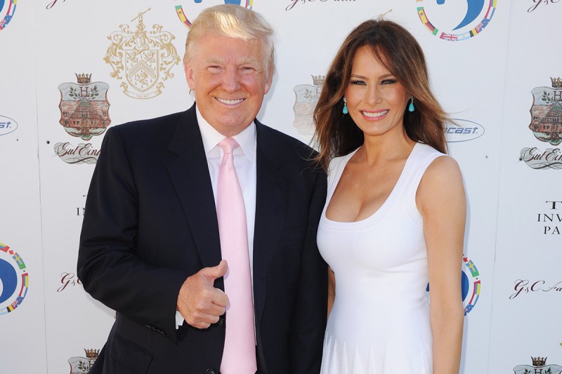 Ông Donald Trump và vợ có gu thời trang đồng điệu