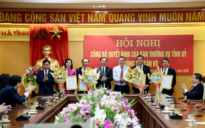 Hà Tĩnh điều động, bổ nhiệm nhiều nhân sự, lãnh đạo mới