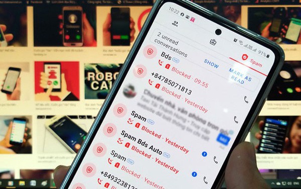 Tin nhắn rác, cuộc gọi rác vẫn làm phiền người dùng