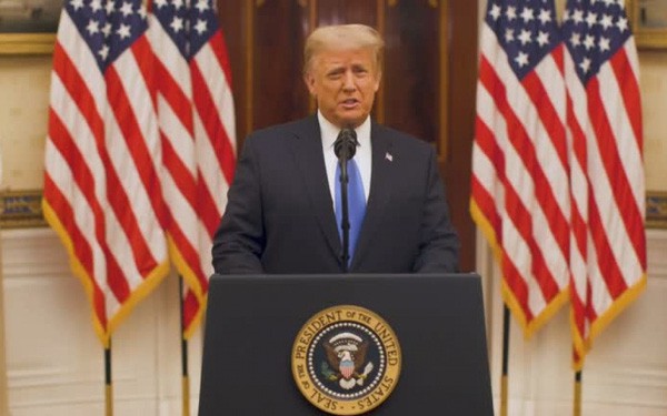 Thông điệp rời nhiệm sở của Tổng thống Mỹ Donald Trump