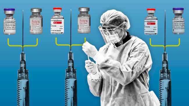 WHO cảnh báo không tiêm trộn vaccine Covid-19