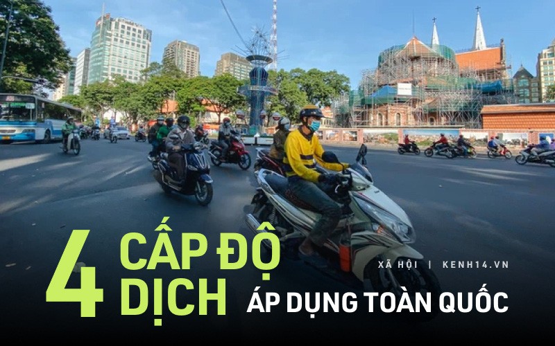 INFOGRAPHIC 4 cấp độ dịch áp dụng toàn quốc: Những hoạt động nào được cho phép mở cửa?