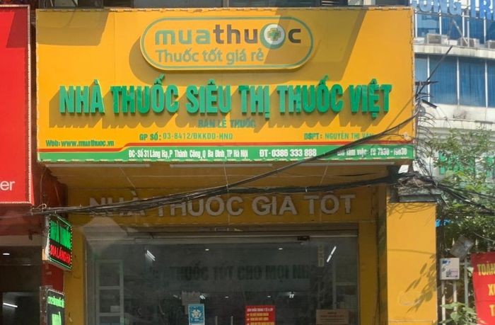 Nhà thuốc Siêu thị thuốc Việt 'ngang nhiên' bán thuốc trái quy định