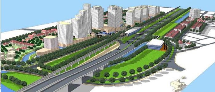 Hình hài 10 khu đô thị tương lai dọc theo tuyến Metro số 1