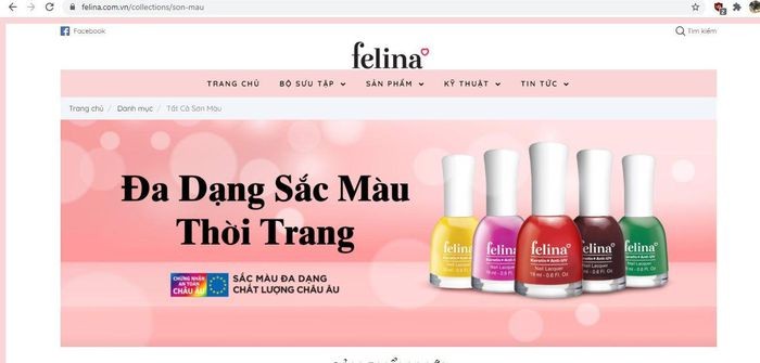 Thu hồi gấp sản phẩm sơn móng tay Felina của Công ty Vẻ đẹp Francia do chứa chất cấm