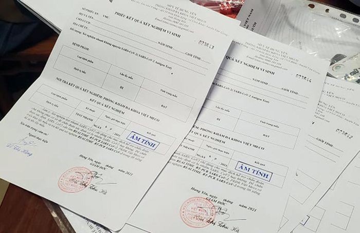 Nhóm người bán giấy xét nghiệm COVID-19 tại sân Mỹ Đình khai gì?