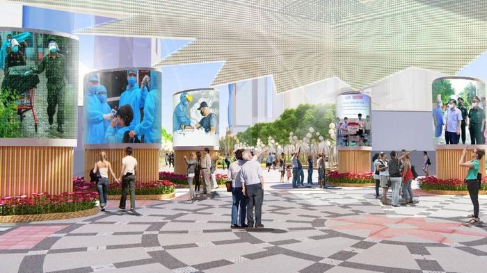Đường hoa Nguyễn Huệ 2022 khắc họa tinh thần tương thân tương ái trước dịch bệnh COVID-19