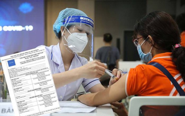 Bộ Y tế ban hành mẫu giấy xác nhận tiêm 3 mũi vắc-xin Covid-19
