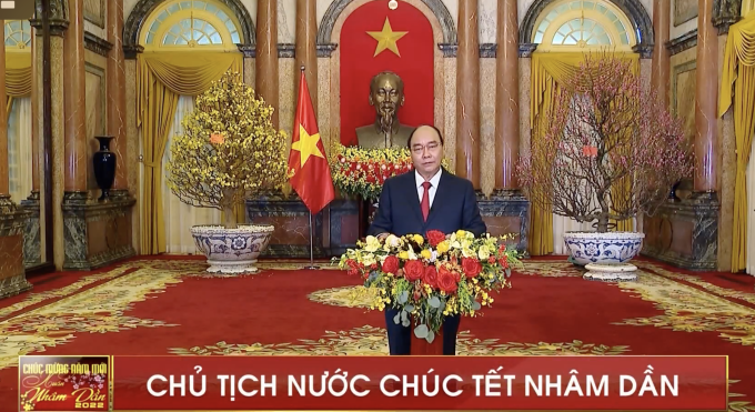 Chủ tịch nước Nguyễn Xuân Phúc chúc Tết Nhâm Dần 2022