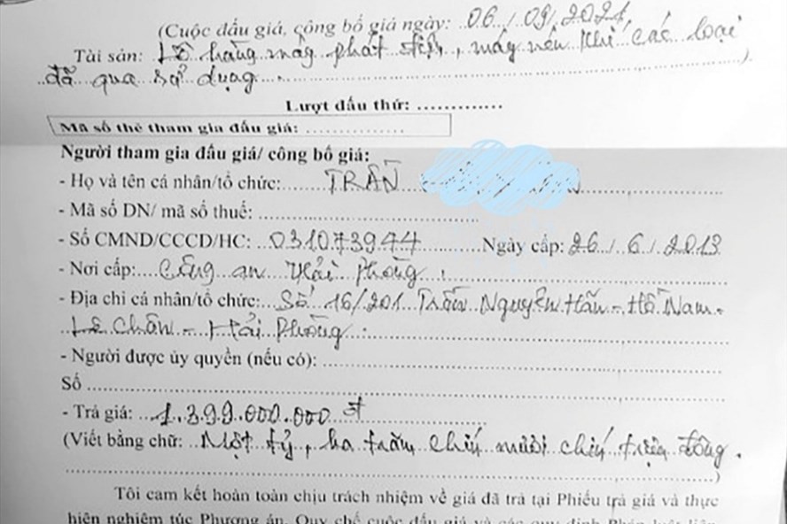 Hải Phòng: Đơn vị đấu giá có dấu hiệu làm trái quy định ?