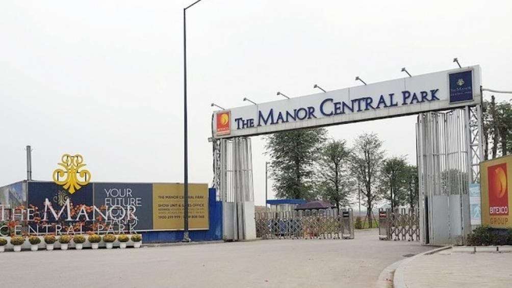 Toàn cảnh dự án The Manor Central Park vắng bóng người