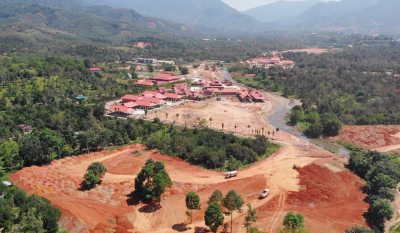 Dự án Đại Tùng Lâm Hoa Sen xây không phép các công trình hơn 30.000m2