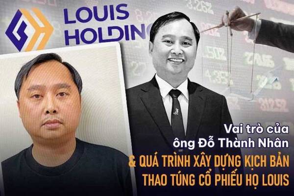 Ông Đỗ Thành Nhân thao túng giá cổ phiếu 'họ Louis' thế nào