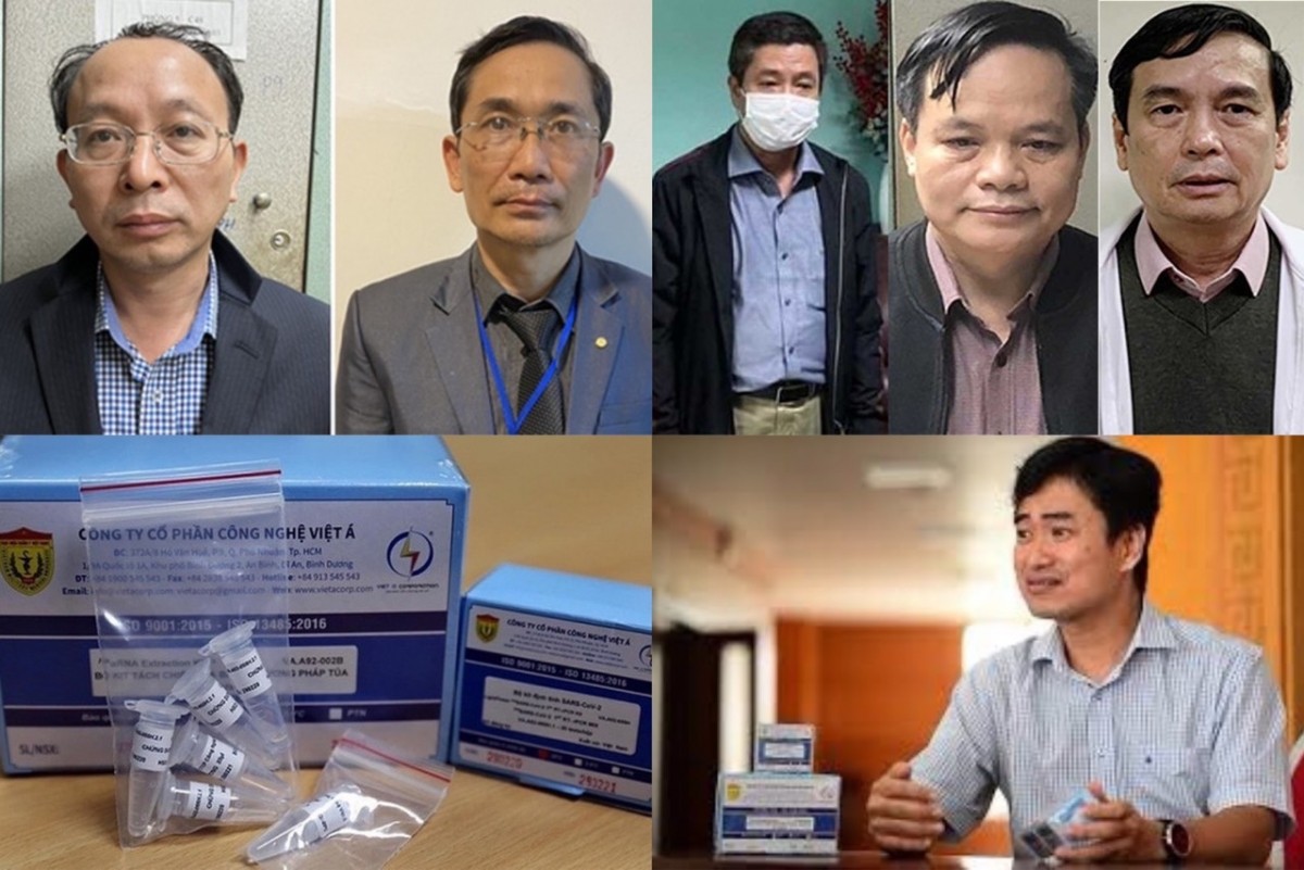 Những người bị bắt, khởi tố, kỷ luật liên quan vụ kit test Việt Á
