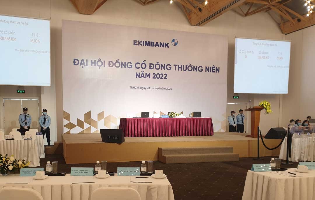 Đại hội cổ đông Eximbank bất thành