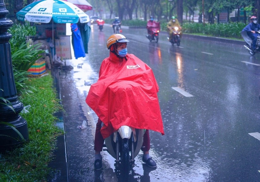 Mưa diện rộng bao phủ miền Bắc vào ngày nghỉ 30/4 và 1/5