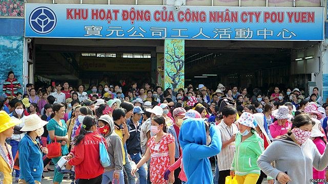 PouYuen Việt Nam cho 20.000 công nhân nghỉ luân phiên do đơn hàng sụt giảm mạnh