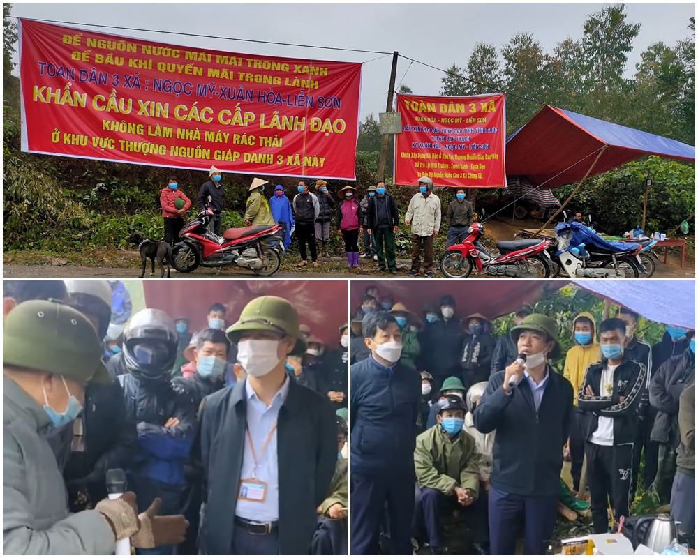 Vĩnh Phúc: Lo ngại ô nhiễm môi trường, người dân phản đối việc xây dựng nhà máy xử lý rác thải