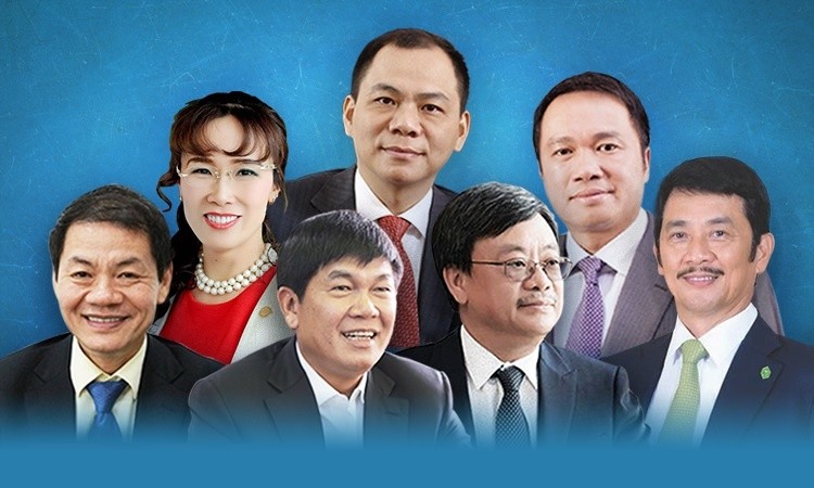 Tài sản của 7 tỷ phú Việt Nam giảm mạnh