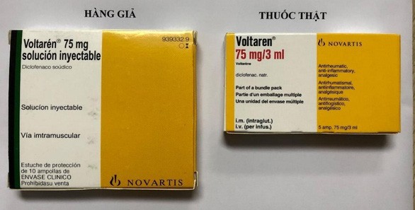 Cục Quản lý Dược cảnh báo thuốc chống viêm, giảm đau Voltarén giả