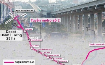 'Nướng' thêm tiền, Dự án metro số 2 tiếp tục lùi tiến độ