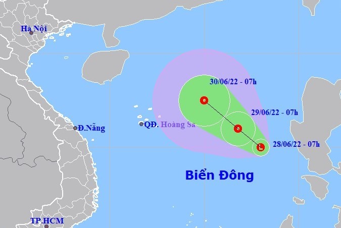 Xuất hiện áp thấp nhiệt đới, sẵn sàng lực lượng phương tiện cứu hộ