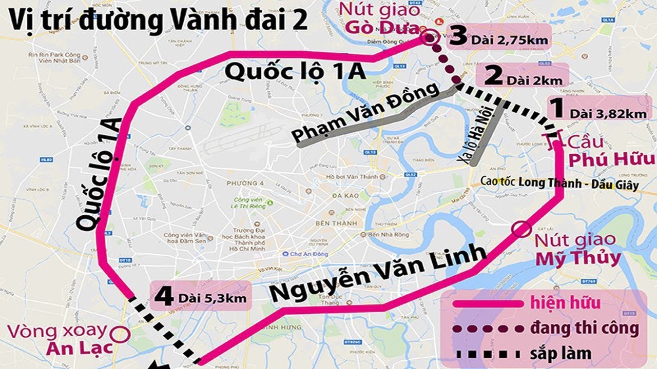 Bao giờ TPHCM khép kín đường Vành đai 2?