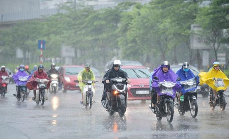 Mưa mở rộng ra miền Bắc, dự báo kéo dài