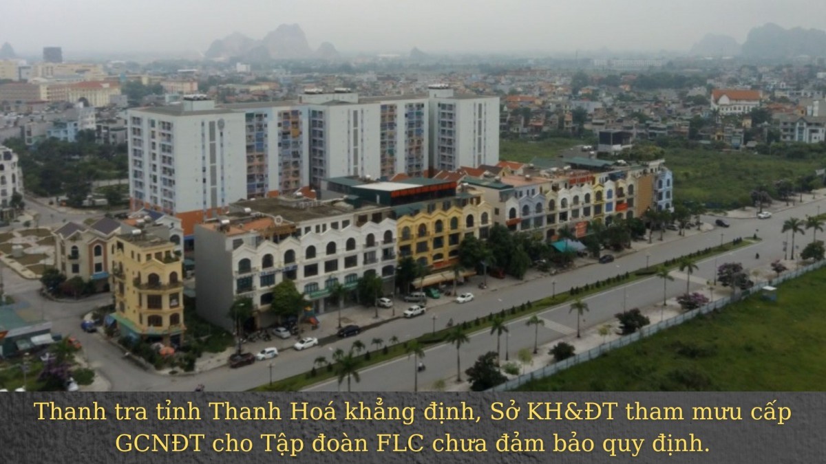 Sở KH&ĐT Thanh Hoá có liên quan đến việc giao 11.566,8m2 đất “sạch” cho FLC không qua đấu giá?