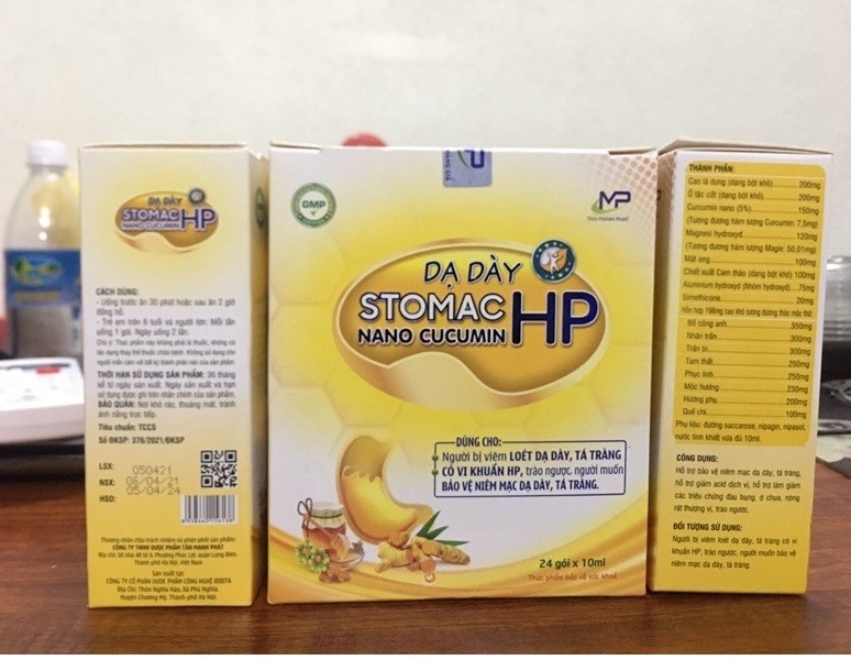 Thu hồi toàn quốc lô TPBVSK dạ dày StomacHP không đảm bảo chất lượng
