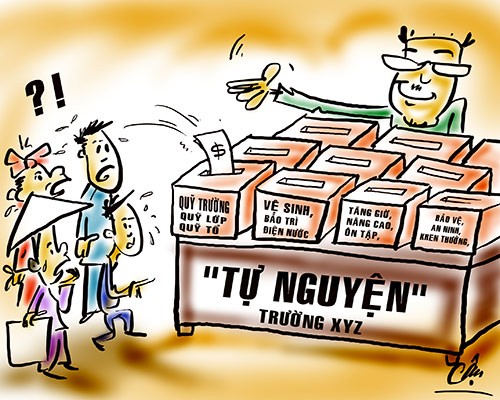 Phụ huynh "sốc” với những khoản tiền "lạ đời" ở trường học