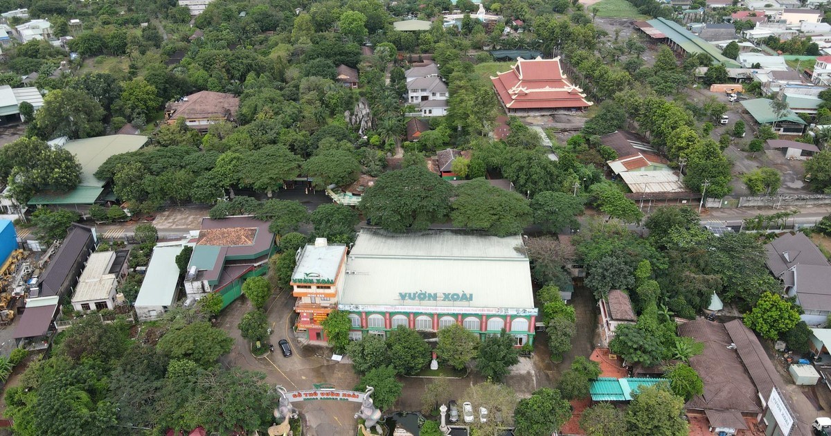 Xử lý sai phạm về xây dựng tại Khu du lịch sinh thái Vườn Xoài