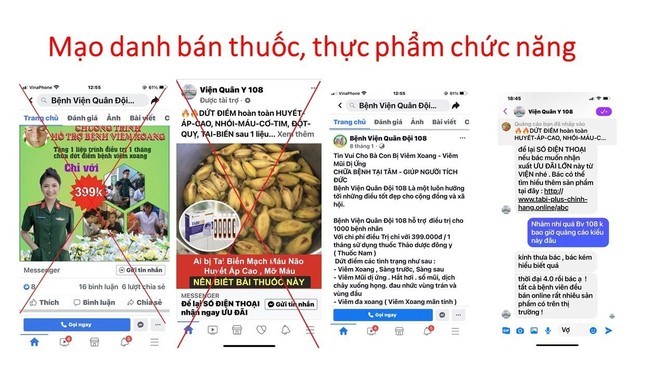 Mạo danh hàng loạt bác sĩ, bệnh viện để quảng cáo bán thuốc và lừa người dân đến phẫu thuật, làm đẹp