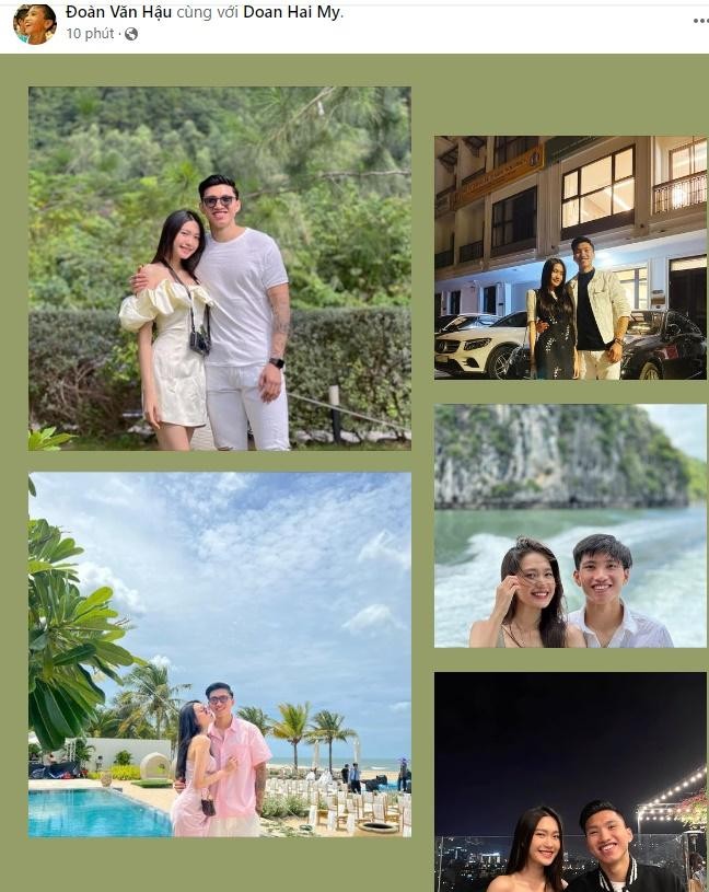 Vừa công khai, bạn gái Đoàn Văn Hậu tiết lộ thời điểm "say nắng"