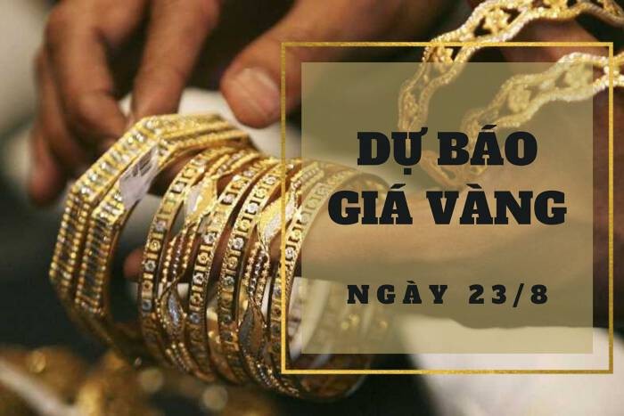 Dự báo giá vàng 23/8: Giảm mạnh khi giá vàng thế giới xuống đáy hơn 3 tuần?