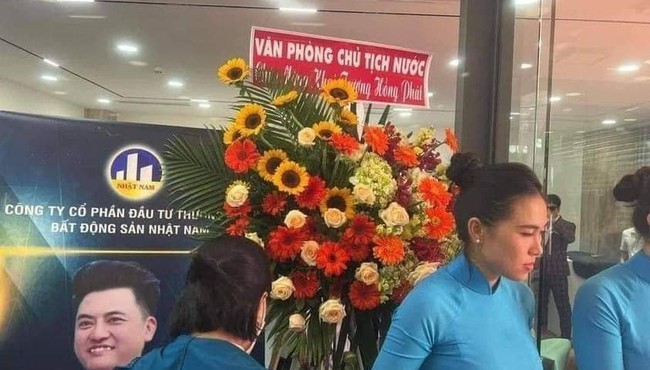 Bất động sản Nhật Nam: Khai trương văn phòng mới, nhiều lẵng hoa mạo danh cơ quan Trung ương?