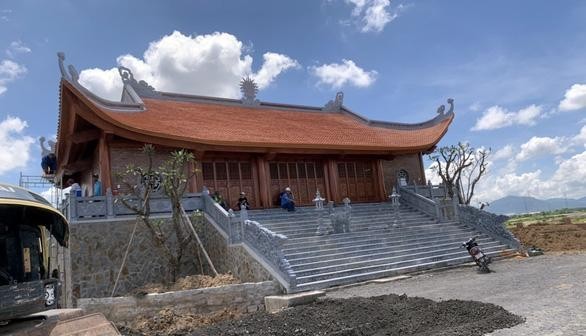Cận cảnh “đền Phúc Giang” xây trái phép ở Bà Rịa-Vũng Tàu